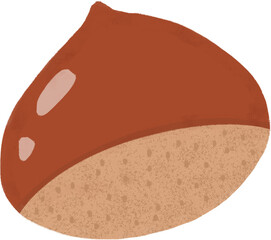 Cartoon Style Chestnut