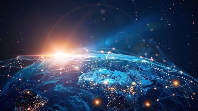 Magnificent Internet of things IOT banner Everything connectivity device concept network anywhere