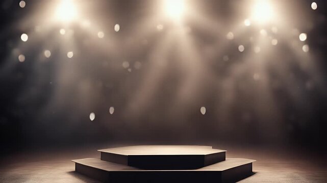 event lightening spotlight stage victory winner show abstract design celebration award party ceremony light gold luxury template elegant modern champion