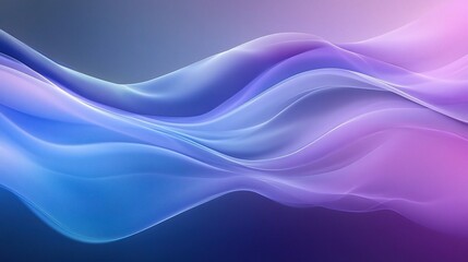 Fototapeta premium Ethereal Waves of Color: A mesmerizing abstract background of flowing blue and pink gradients. 