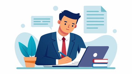 A businessman focused on a document. The importance of understanding business contracts. By carefully reviewing agreements ensures informed decision-making and paves the way for successful business
