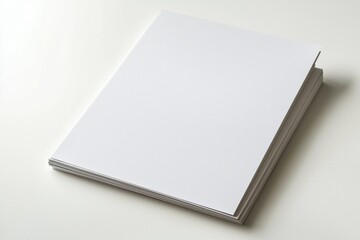 Blank A4 Paper Mockup on Isolated Background created with Generative AI