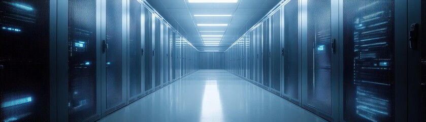A data center with predictive maintenance algorithms