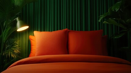 Obraz premium Bohemian Bedroom With Stylish Details, A Sanctuary Of Creativity And Comfort