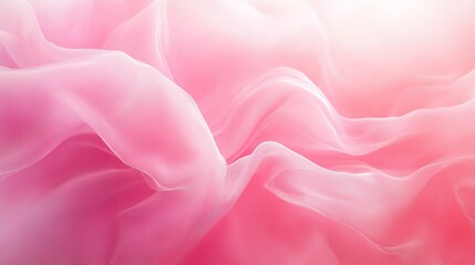 Obraz premium Soft Pink Silk Drapery
