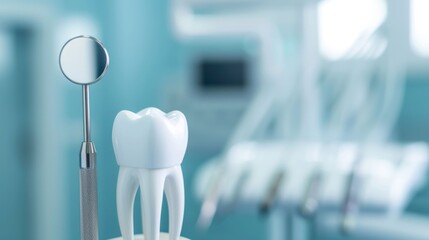 A close up image showcasing a selection of precision dental implant tools and instruments  The tools feature a polished chrome like metal surface with intricate detailing