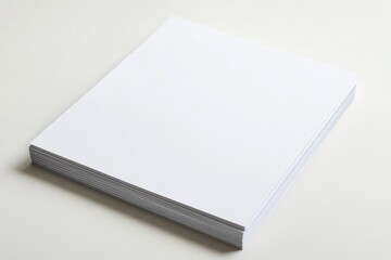 Blank A4 Paper Mockup on Isolated Background created with Generative AI