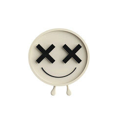 Obraz premium Smile Emoji illustration isolated No Background, Generative AI