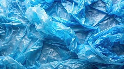 Fototapeta premium Crumpled plastic texture background perfect for environmental or recycling concepts, plastic, crumpled, texture
