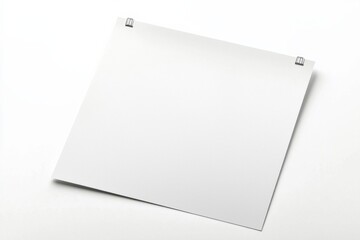 Blank A4 Paper Mockup on Isolated Background created with Generative AI