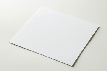 Blank A4 Paper Mockup on Isolated Background created with Generative AI
