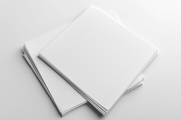 Blank A4 Paper Mockup on Isolated Background created with Generative AI