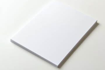 Blank A4 Paper Mockup on Isolated Background created with Generative AI