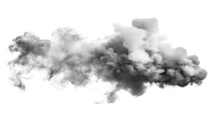 black smoke transparent background