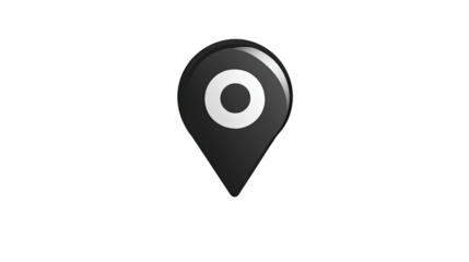 Location pin transparent background