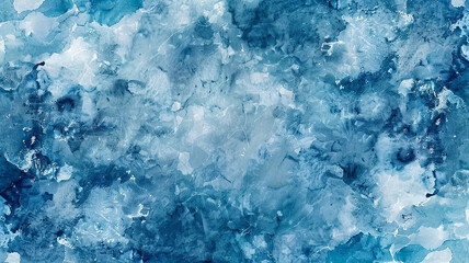 Obraz premium Abstract Blue Watercolor Background With a rough