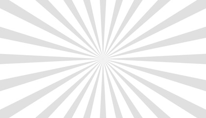 Retro sun ray effect star burst background sunburst backdrop with grey rays
