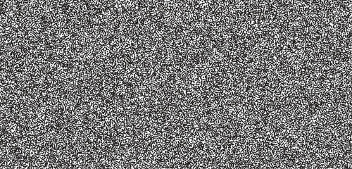 White noise pattern background Black noise stipple dots Abstract dotwork pattern Sand grain effect.