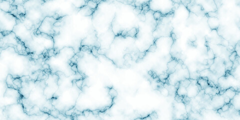 Fototapeta premium White and blue marble texture for wall and floor tile wallpaper luxurious background. White limestone marble smooth exterior interior surface natural tile. Marble with high resolution texture.