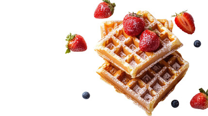 Belgian waffles transparent background