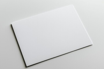 Blank A4 Paper Mockup on Isolated Background created with Generative AI
