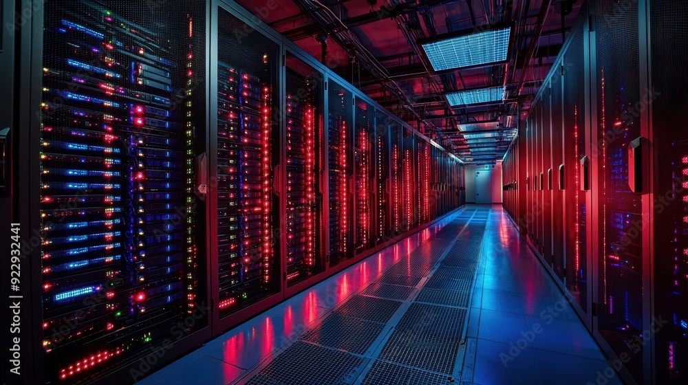 Aufkleber networking infrastructure for data center servers