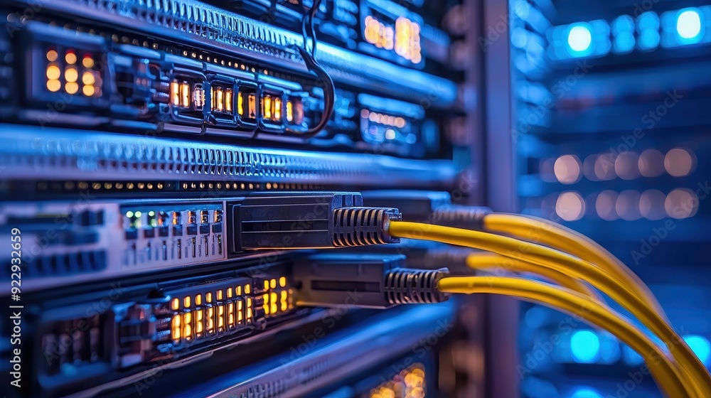 Poster networking infrastructure for data center servers