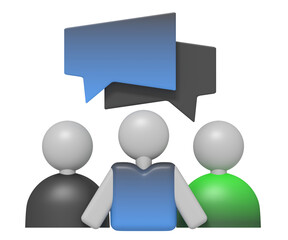 Team work chat group