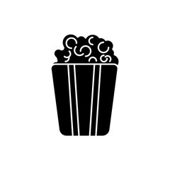 popcorn concept line icon. Simple element illustration. popcorn concept outline symbol design.