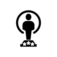 prize concept line icon. Simple element illustration.prize concept outline symbol design.