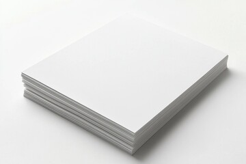 Blank A4 Paper Mockup on Isolated Background created with Generative AI