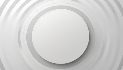 Obraz premium Abstract Curved Shapes. White Circular Background. Abstract background. 3d illustration13