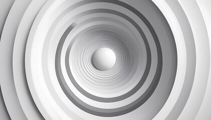 Fototapeta premium Abstract Curved Shapes. White Circular Background. Abstract background. 3d illustration4