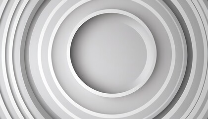 Obraz premium Abstract Curved Shapes. White Circular Background. Abstract background. 3d illustration1