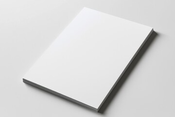 Blank A4 Paper Mockup on Isolated Background created with Generative AI