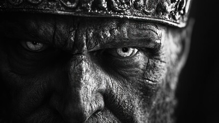 Intense Stare of a King
