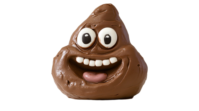 emoticon poop transparent background