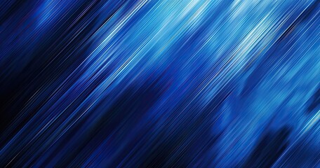 Abstract blue background with diagonal lines, high resolution, professional photograph, and wide focal lens to create an atmospheric design for banner or presentation. 