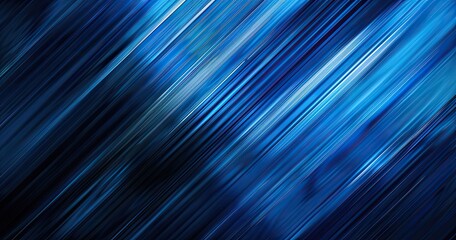 Abstract blue background with diagonal lines, high resolution, professional photograph, and wide focal lens to create an atmospheric design for banner or presentation. 