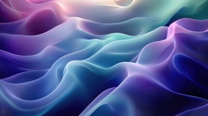 Fototapeta premium Abstract Colorful Fluid Waves Background with Soft Gradient Flow and Smooth Textures