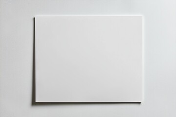 Blank A4 Paper Mockup on Isolated Background created with Generative AI