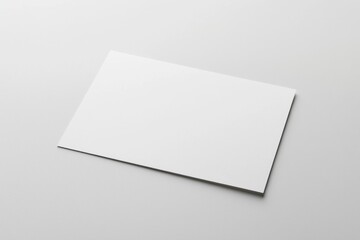 Blank A4 Paper Mockup on Isolated Background created with Generative AI