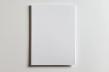 Blank A4 Paper Mockup on Isolated Background created with Generative AI