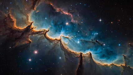 Fototapeta premium Universe Nebula Stars Space