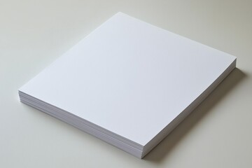 Fototapeta premium Blank A4 Paper Mockup on Isolated Background created with Generative AI