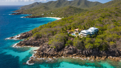 Virgin Islands Aerial View