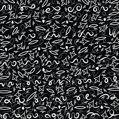 Collection of simple geometric seamless ornamental vector leaf's patterns and swatches. White and grey geometric oriental backgrounds.