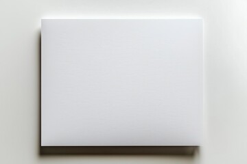 Fototapeta premium Blank A4 Paper Mockup on Isolated Background created with Generative AI