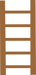 a brown ladder