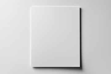Blank A4 Paper Mockup on Isolated Background created with Generative AI